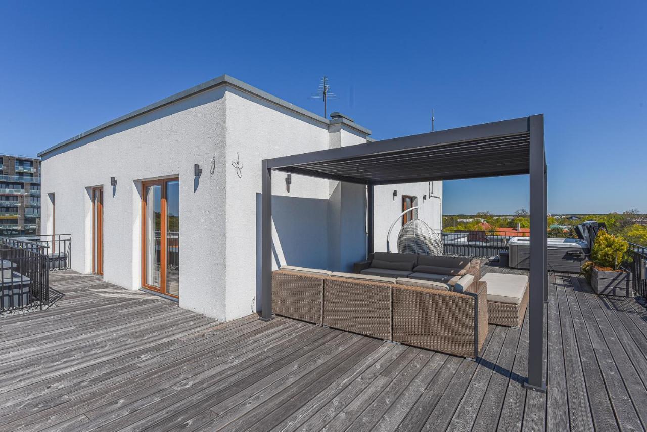 Sea View Penthouse Terrace Palanga Old Town Apartment Exterior photo