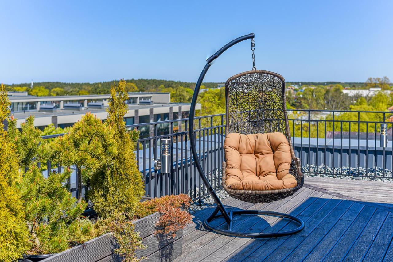 Sea View Penthouse Terrace Palanga Old Town Apartment Exterior photo