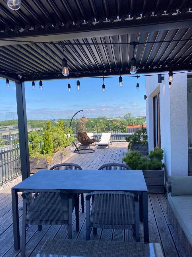 Sea View Penthouse Terrace Palanga Old Town Apartment Exterior photo