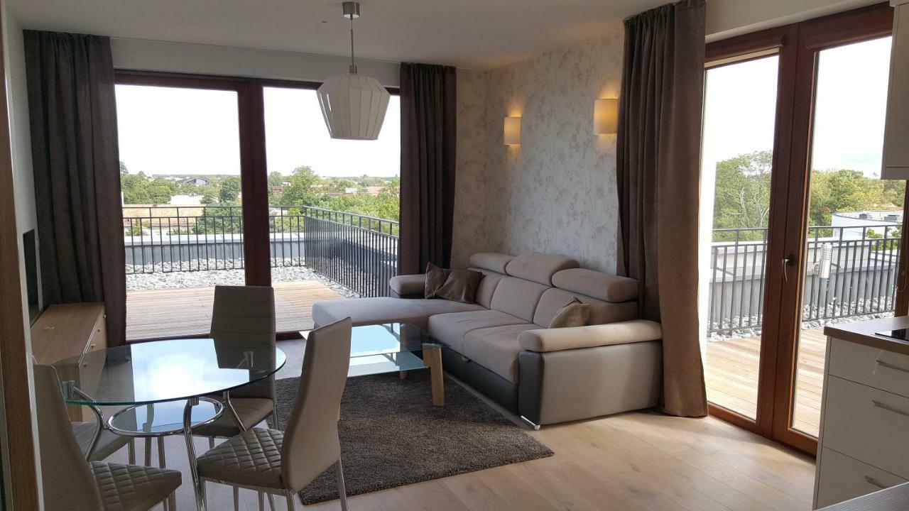 Sea View Penthouse Terrace Palanga Old Town Apartment Exterior photo