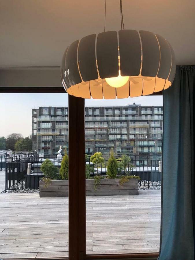 Sea View Penthouse Terrace Palanga Old Town Apartment Exterior photo