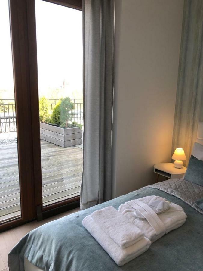 Sea View Penthouse Terrace Palanga Old Town Apartment Exterior photo