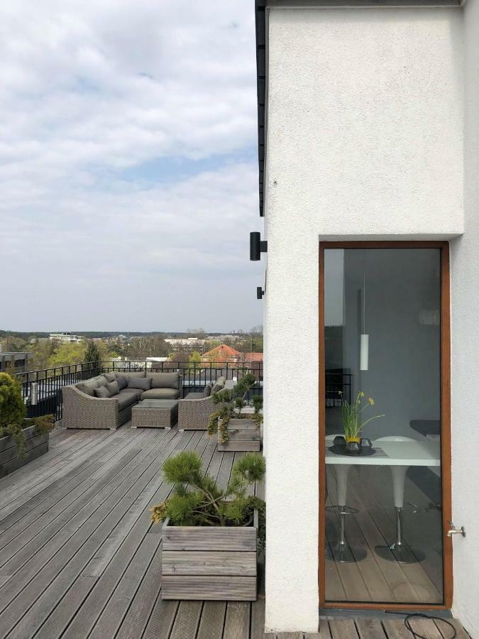 Sea View Penthouse Terrace Palanga Old Town Apartment Exterior photo
