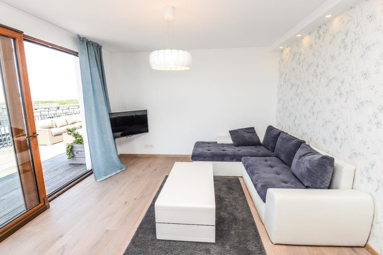 Sea View Penthouse Terrace Palanga Old Town Apartment Exterior photo